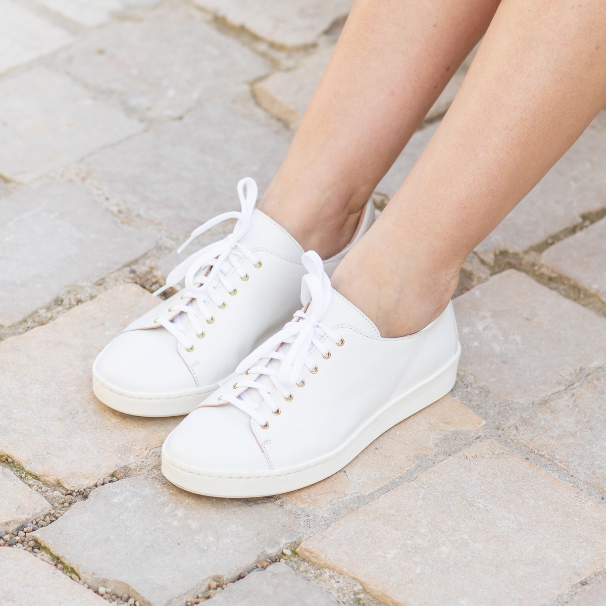 Armoricain Blanc : les jolies sneakers pour hallux valgus.