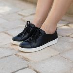 Armoricain Grainé Noir : les jolies sneakers pour hallux valgus.